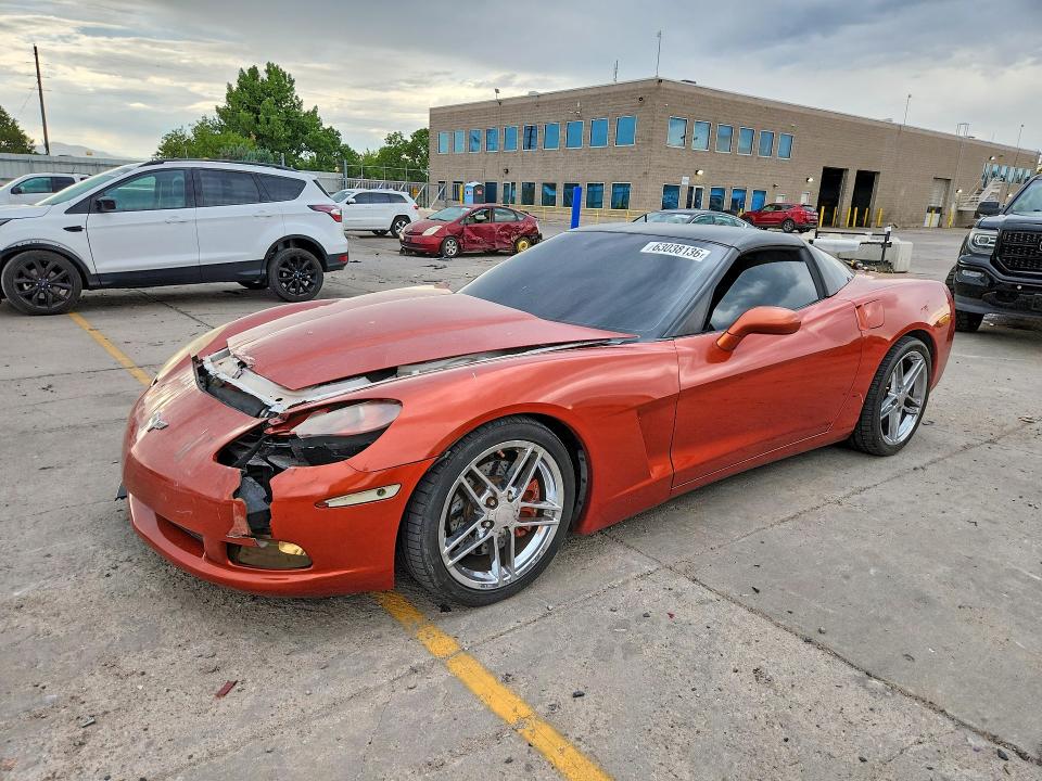63038136 :رقم المزاد ، 1G1YY24U155123474 vin ، 2005 Chevrolet Corvette مزاد بيع