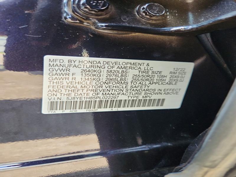 Продажа на аукционе авто 2023 Acura Mdx, vin: 5J8YE1H85PL022297, номер лота: 62945686