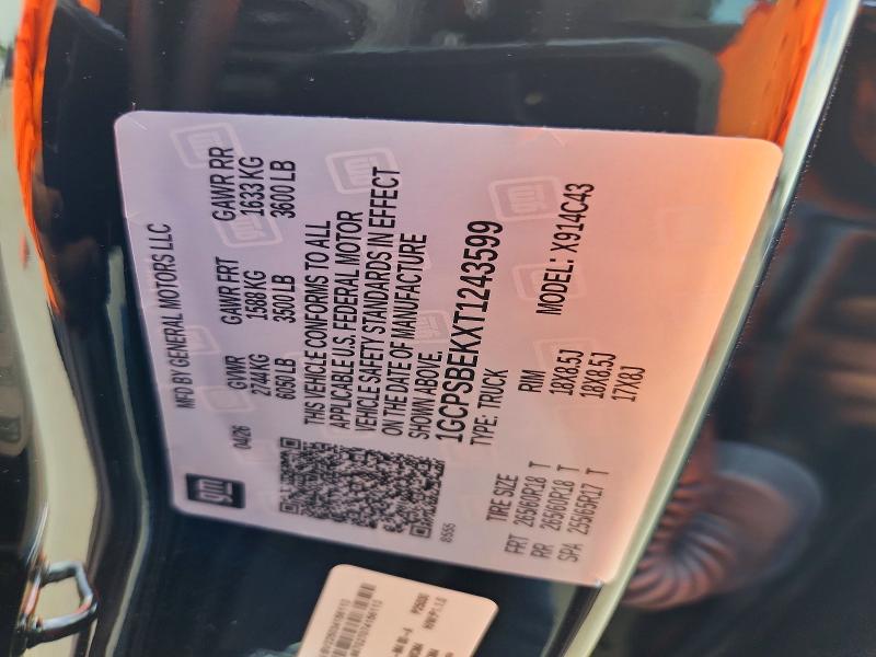 Продажа на аукционе авто 2026 Chevrolet Colorado, vin: 1GCPSBEKXT1243599, номер лота: 61896106