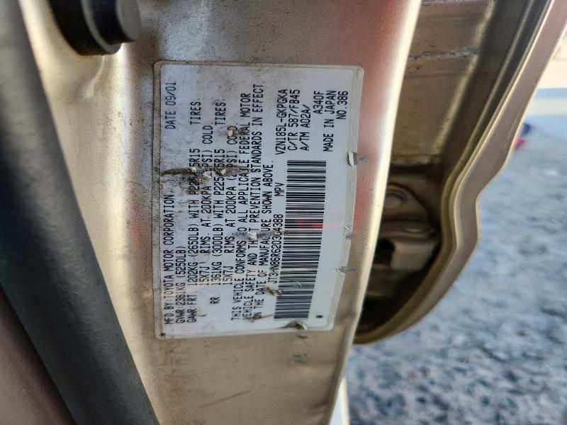 Auction sale of the 2002 Toyota 4runner, vin: JT3HN86R620364388, lot number: 62033336