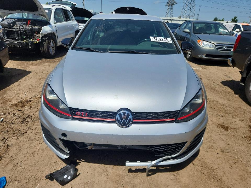 2017 Volkswagen Gti მანქანა იყიდება აუქციონზე, vin: 3VW447AU1HM007349, აუქციონის ნომერი: 57822456