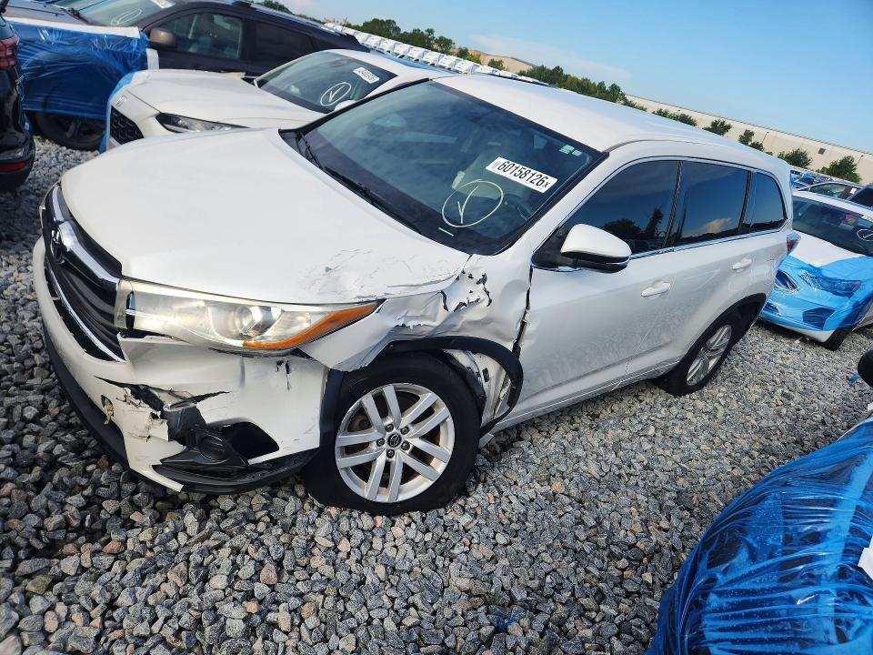 Продажа на аукционе авто 2016 Toyota Highlander, vin: 5TDZKRFH5GS166928, номер лота: 60158126