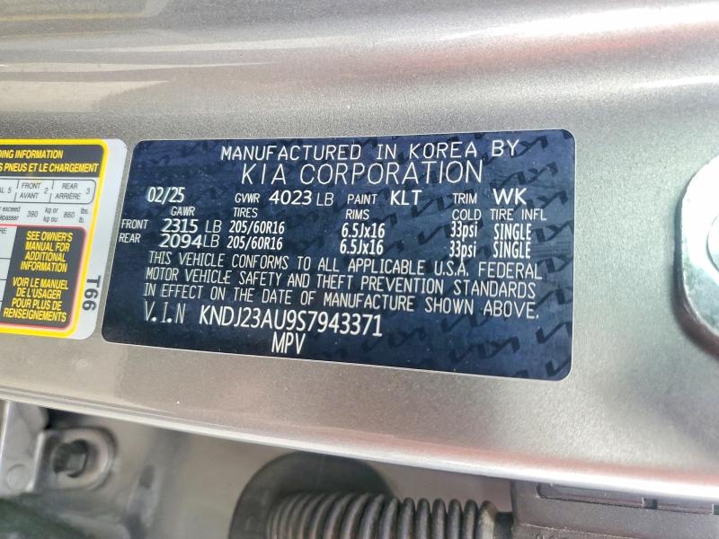 Продаж на аукціоні авто 2025 Kia Soul, vin: KNDJ23AU9S7943371, номер лоту: 62155856