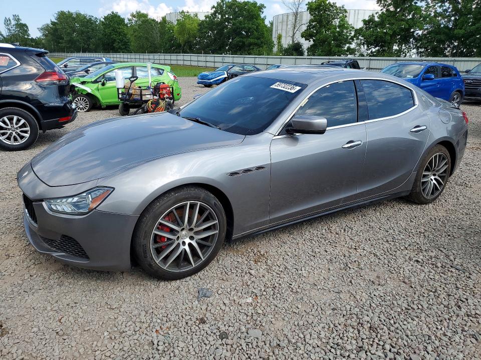 Продажа на аукционе авто 2016 Maserati Ghibli, vin: ZAM57RTA6G1181115, номер лота: 59732236