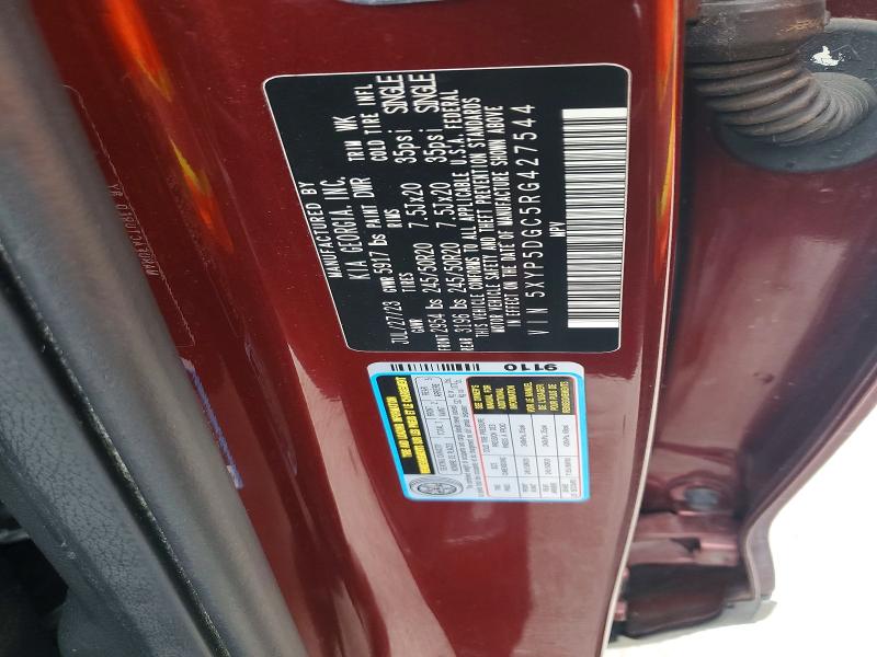 Aukcja sprzedaży 2024 Kia Telluride, vin: 5XYP5DGC5RG427544, numer aukcji: 59400676
