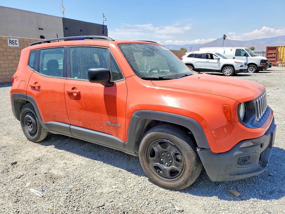 2017 Jeep Renegade მანქანა იყიდება აუქციონზე, vin: ZACCJAAB3HPE45774, აუქციონის ნომერი: 61069406