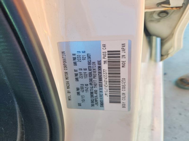 Продажа на аукционе авто 2016 Mazda 6, vin: JM1GJ1V54G1455377, номер лота: 61019126