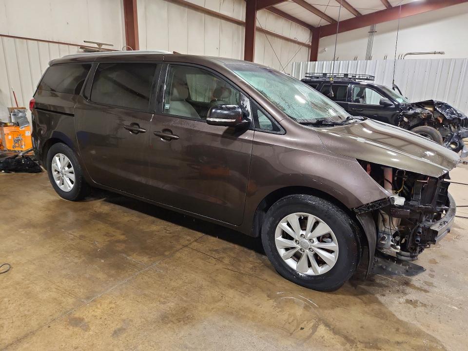 62742876 :رقم المزاد ، KNDMB5C14G6190860 vin ، 2016 Kia Sedona مزاد بيع