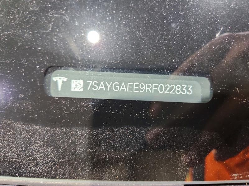 Продаж на аукціоні авто 2024 Tesla Model Y, vin: 7SAYGAEE9RF022833, номер лоту: 58991276