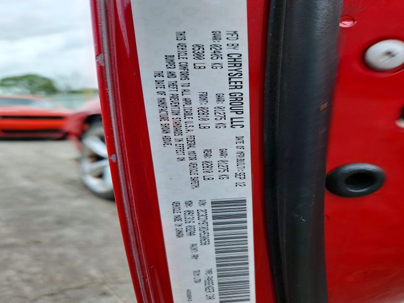 62130656 :رقم المزاد ، 2C3CDYBT0DH530658 vin ، 2013 Dodge Challenger مزاد بيع
