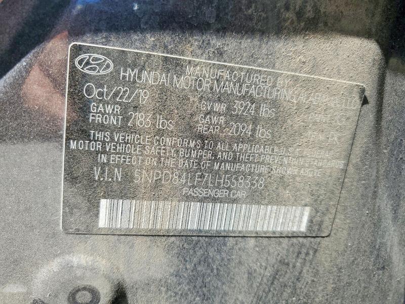 Aukcja sprzedaży 2020 Hyundai Elantra, vin: 5NPD84LF7LH558338, numer aukcji: 60512766