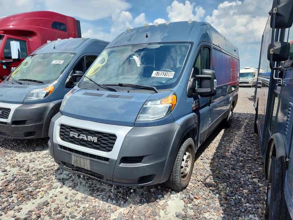 Продаж на аукціоні авто 2021 Ram Promaster 3500, vin: 3C6MRVJG1ME536654, номер лоту: 57853106