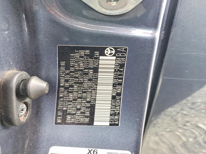 61783726 :رقم المزاد ، 5YFBURHE3GP517133 vin ، 2016 Toyota Corolla مزاد بيع