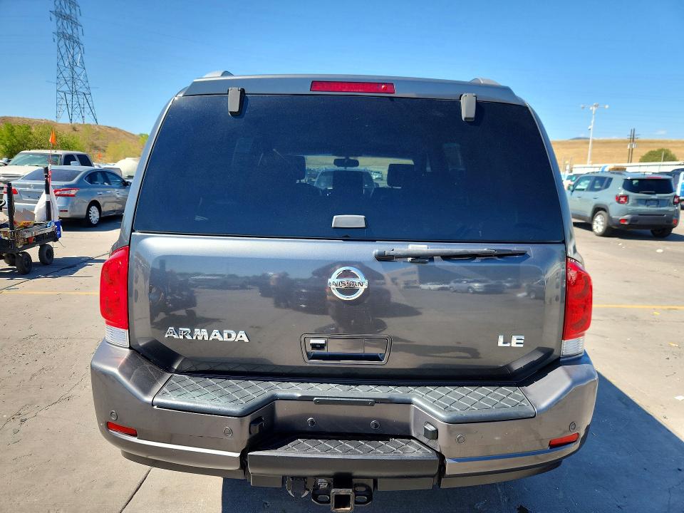 61764476 :رقم المزاد ، 5N1AA08C68N600788 vin ، 2008 Nissan Armada مزاد بيع
