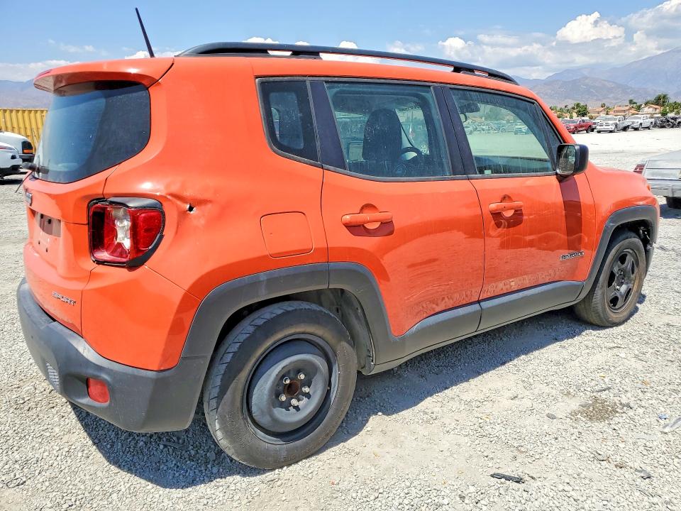 2017 Jeep Renegade მანქანა იყიდება აუქციონზე, vin: ZACCJAAB3HPE45774, აუქციონის ნომერი: 61069406