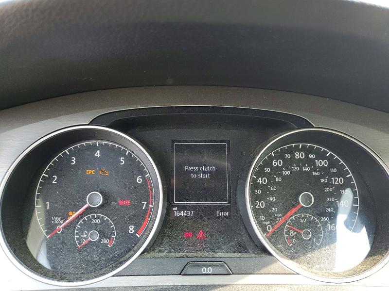2016 Volkswagen Golf მანქანა იყიდება აუქციონზე, vin: 3VW117AUXGM022622, აუქციონის ნომერი: 61071436