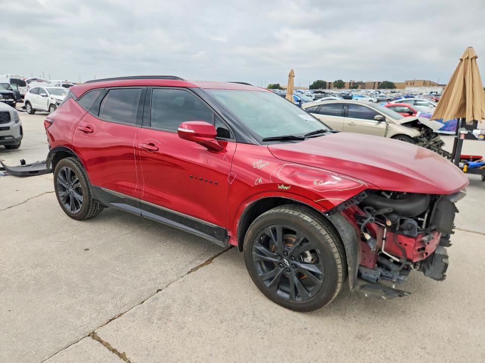 61489906 :رقم المزاد ، 3GNKBERS7MS522019 vin ، 2021 Chevrolet Blazer مزاد بيع