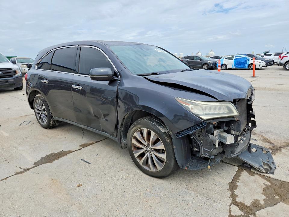 61107346 :رقم المزاد ، 5FRYD4H40FB013488 vin ، 2015 Acura Mdx مزاد بيع