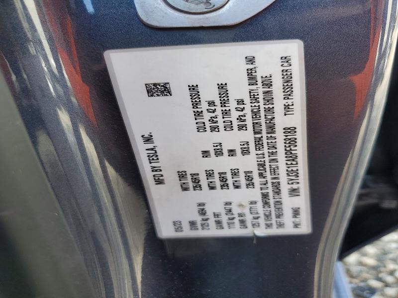 58638316 :رقم المزاد ، 5YJ3E1EA8PF568188 vin ، 2023 Tesla Model 3 مزاد بيع