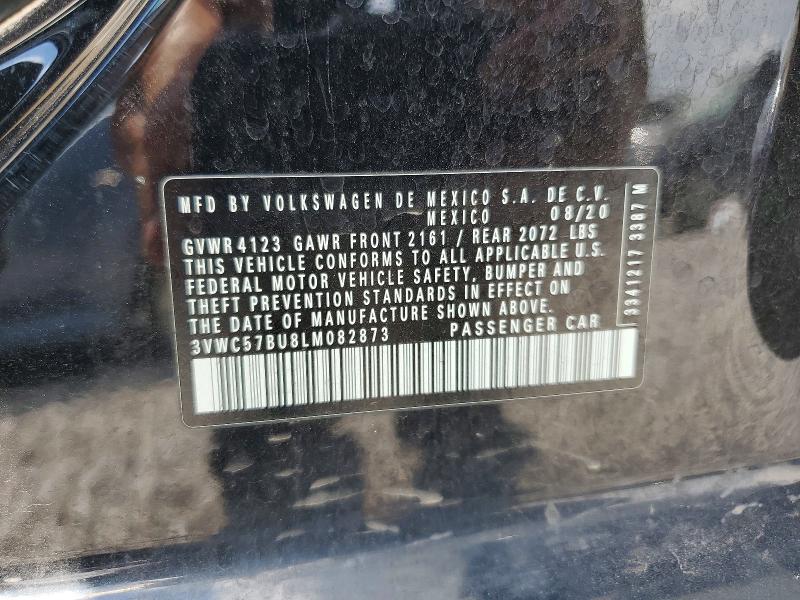 Aukcja sprzedaży 2020 Volkswagen Jetta, vin: 3VWC57BU8LM082873, numer aukcji: 60289476
