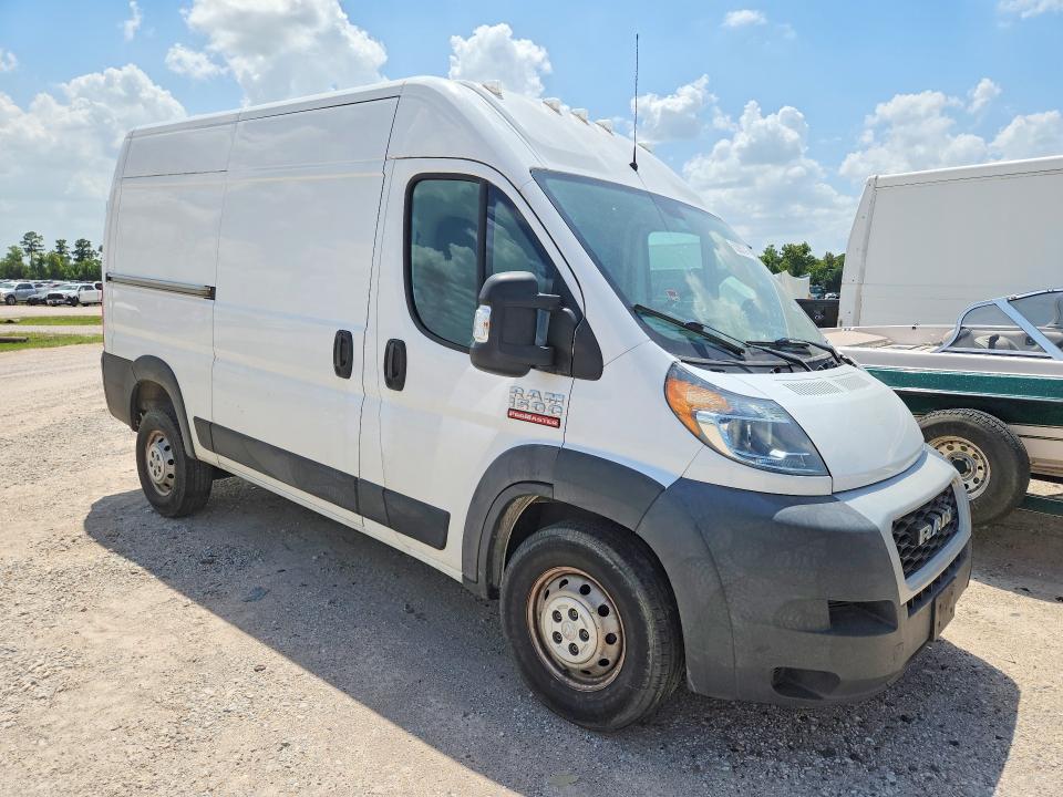 62697316 :رقم المزاد ، 3C6TRVBG1KE533082 vin ، 2019 Ram Promaster 1500 مزاد بيع