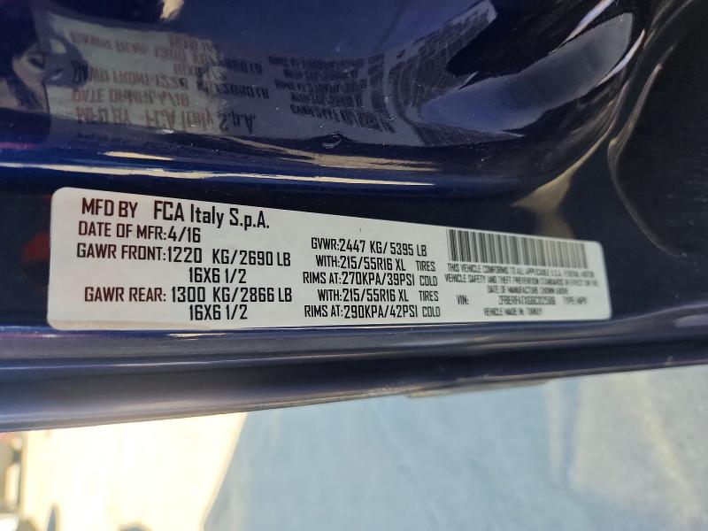 Продаж на аукціоні авто 2016 Ram Promaster City, vin: ZFBERFATXG6C82586, номер лоту: 62711126