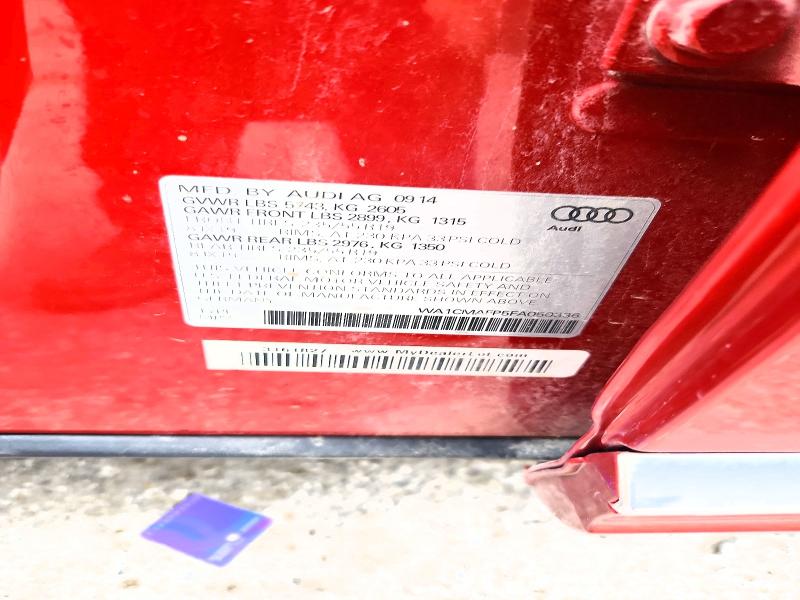 Aukcja sprzedaży 2015 Audi Q5, vin: WA1CMAFP5FA050336, numer aukcji: 59309856