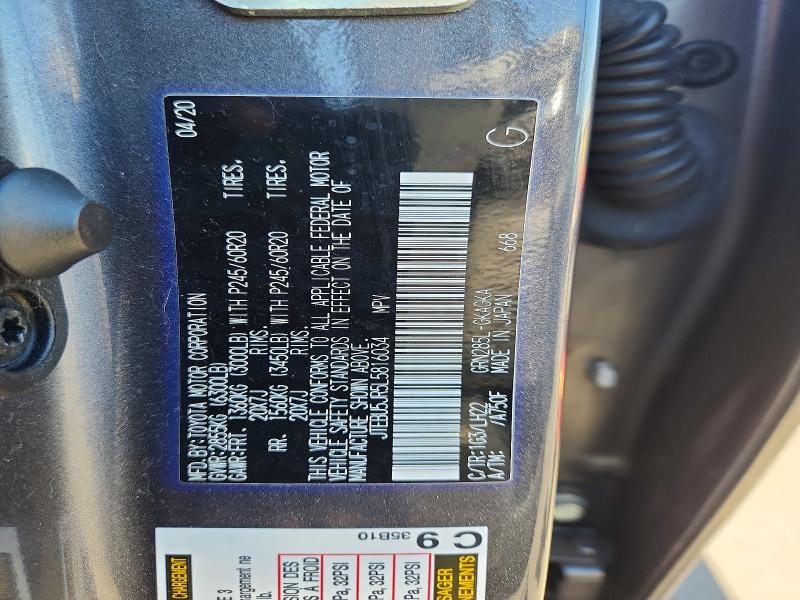Продаж на аукціоні авто 2020 Toyota 4runner, vin: JTEBU5JR5L5816034, номер лоту: 60627516
