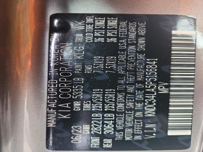 Продажа на аукционе авто 2023 Kia Ev6, vin: KNDC34LA5P5156841, номер лота: 62162306