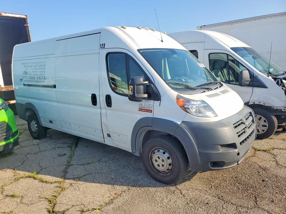 Продажа на аукционе авто 2016 Ram Promaster 2500, vin: 3C6TRVDG6GE100300, номер лота: 59100476