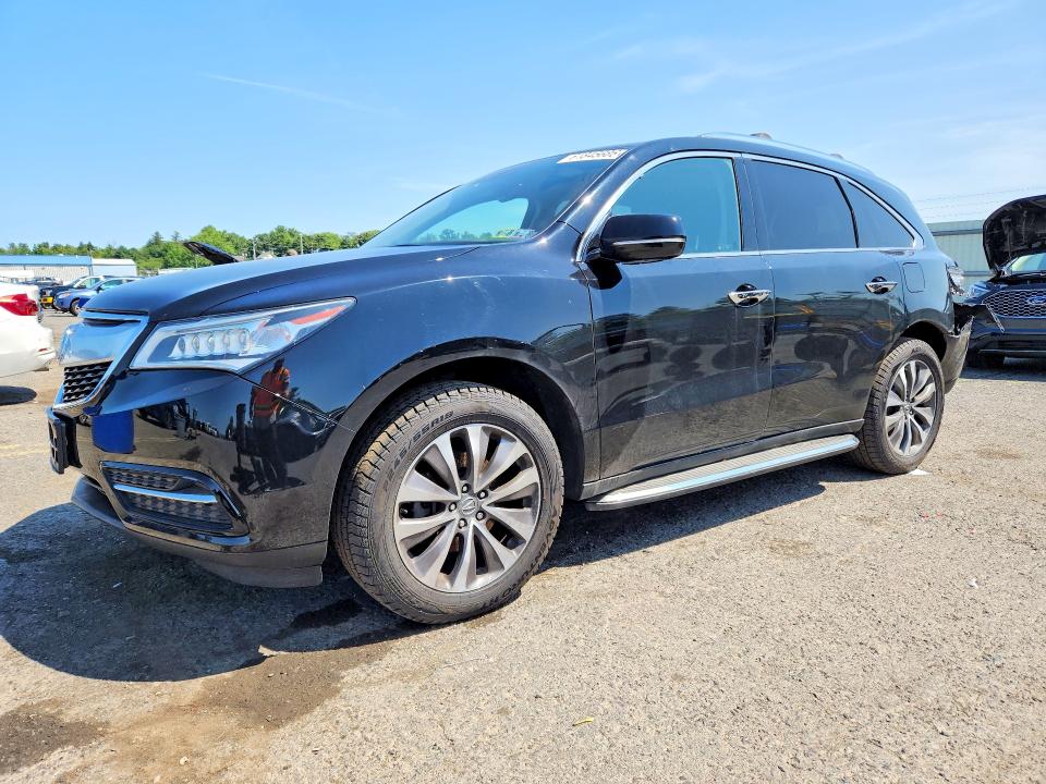 2016 Acura Mdx მანქანა იყიდება აუქციონზე, vin: 5FRYD4H4XGB062716, აუქციონის ნომერი: 61845686