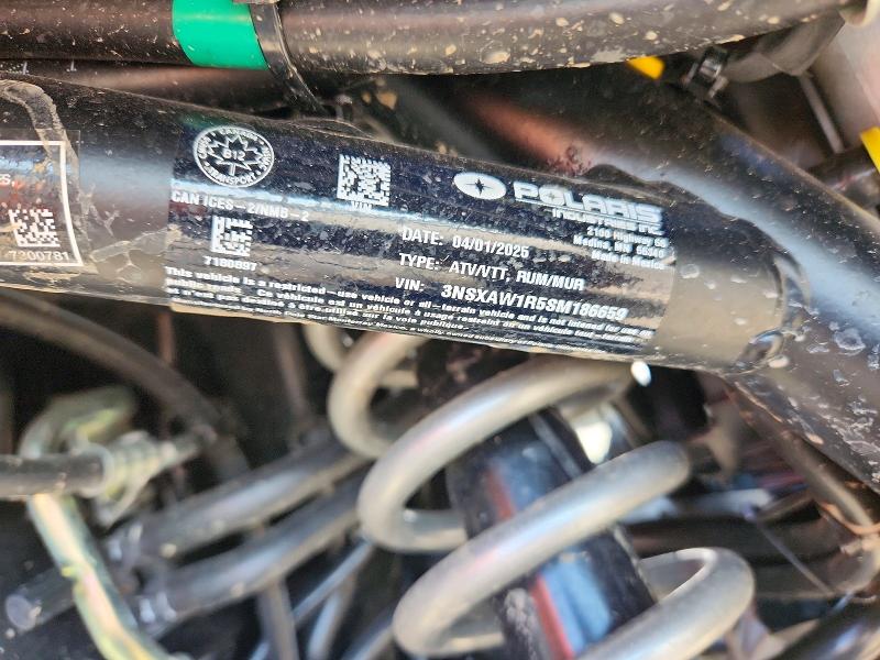 62287526 :رقم المزاد ، 3NSXAW1R5SM186659 vin ، 2025 Polaris Ranger مزاد بيع