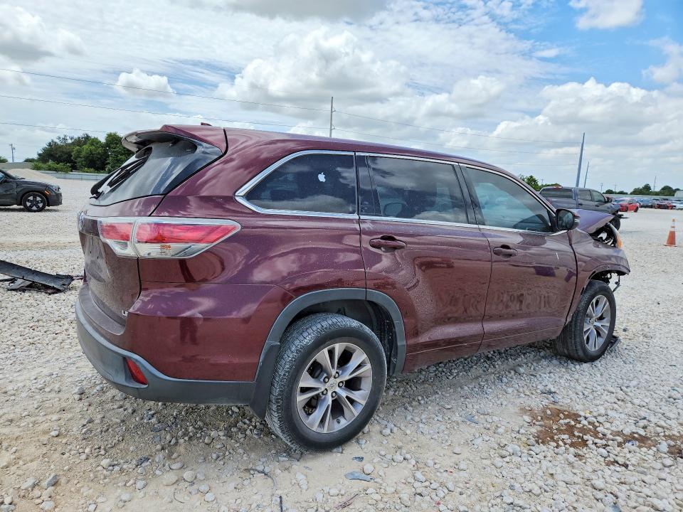 Продажа на аукционе авто 2015 Toyota Highlander, vin: 5TDZKRFH1FS112623, номер лота: 59820906