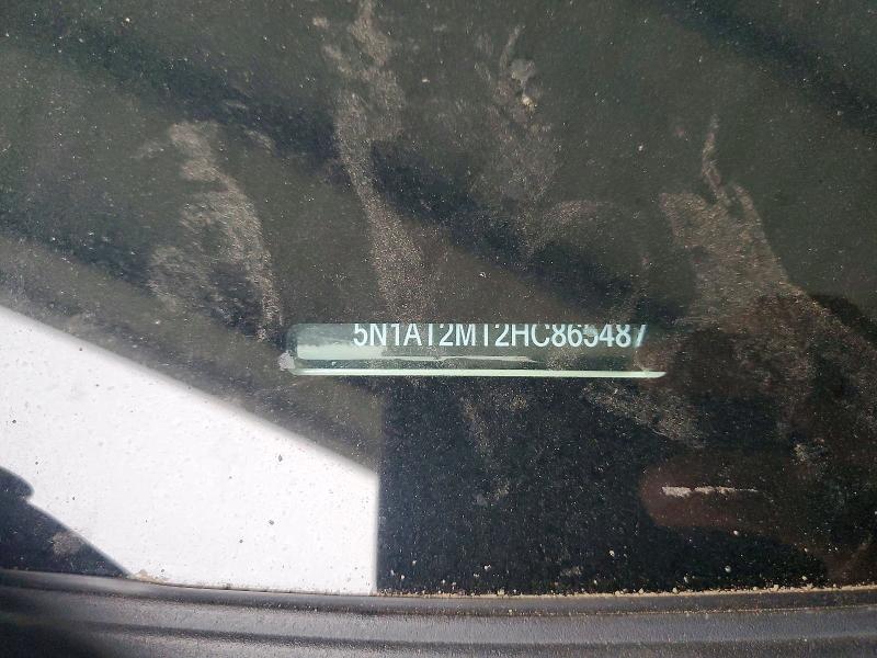 60090946 :رقم المزاد ، 5N1AT2MT2HC865487 vin ، 2017 Nissan Rogue مزاد بيع