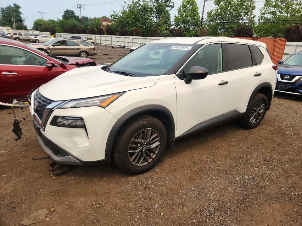 59291846 :رقم المزاد ، 5N1BT3AB8PC800325 vin ، 2023 Nissan Rogue مزاد بيع