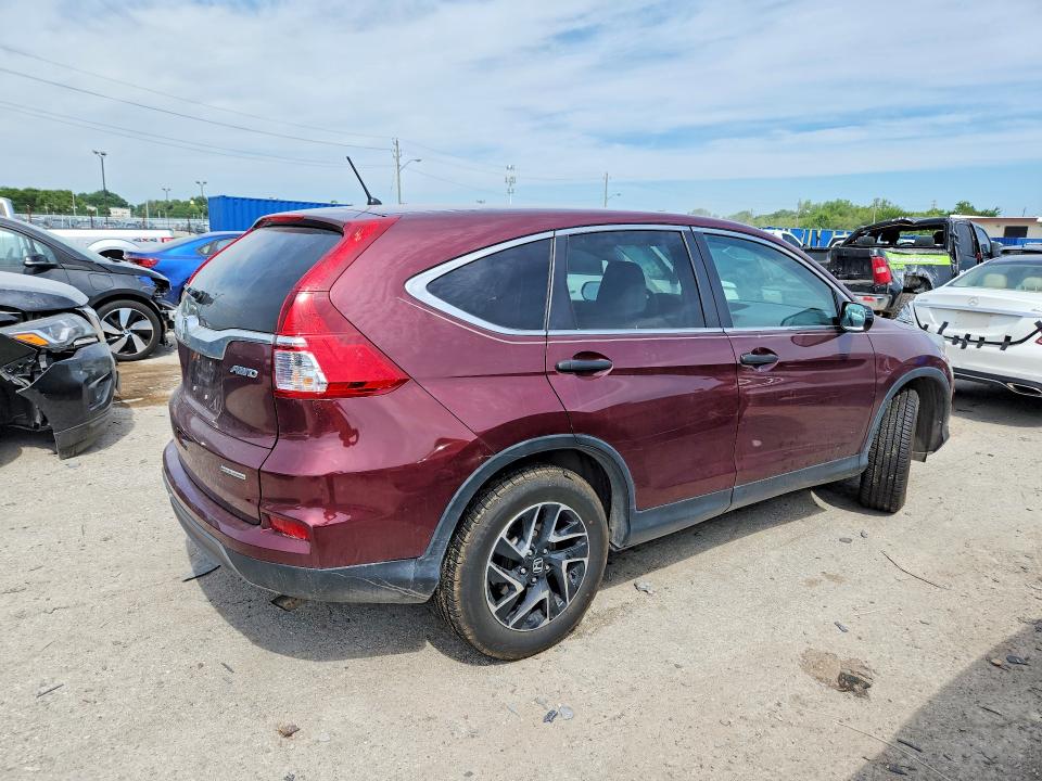 Продаж на аукціоні авто 2016 Honda Cr-v, vin: 5J6RM4H47GL044655, номер лоту: 60088816