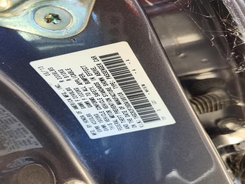 59838736 :رقم المزاد ، 1HGCR2F36DA189108 vin ، 2013 Honda Accord مزاد بيع