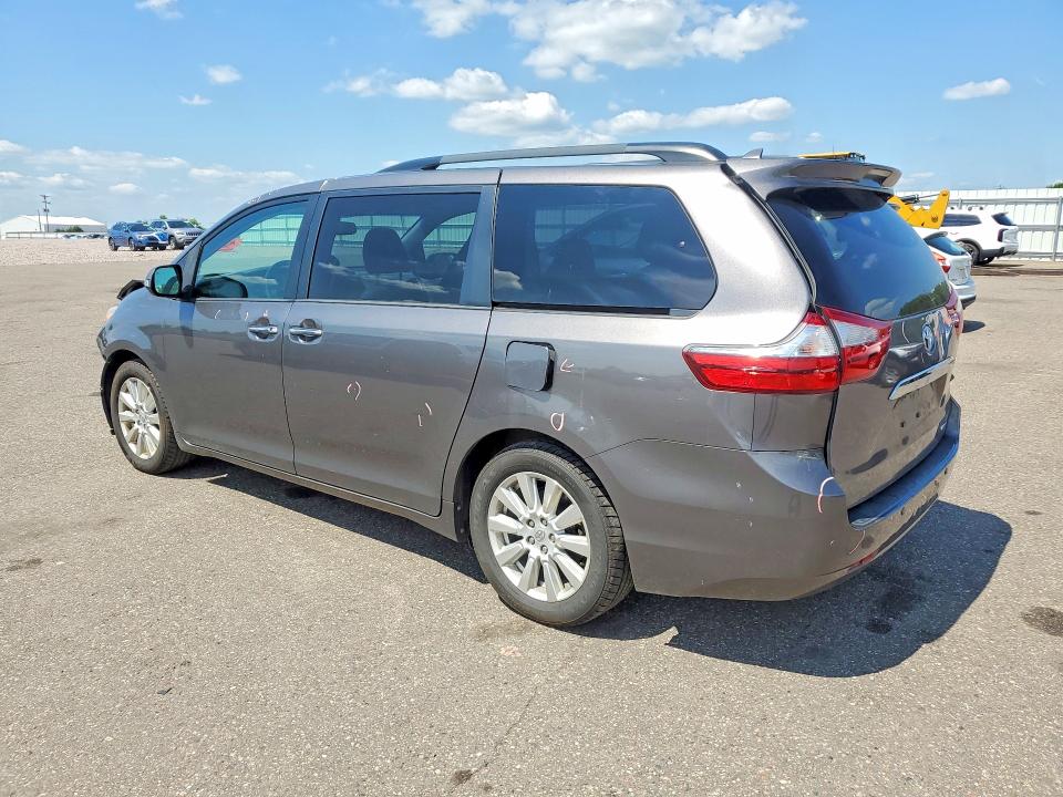59901616 :رقم المزاد ، 5TDYZ3DC2HS803514 vin ، 2017 Toyota Sienna مزاد بيع