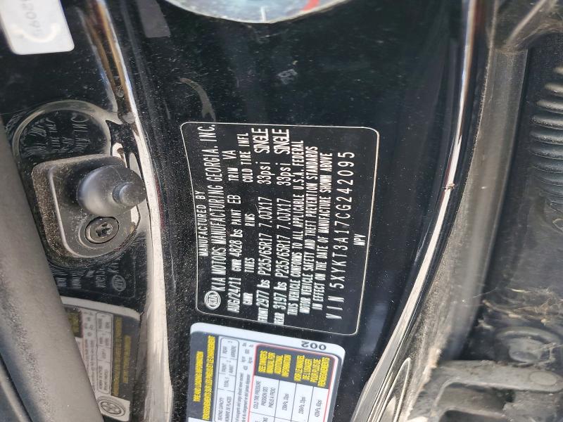 Aukcja sprzedaży 2012 Kia Sorento, vin: 5XYKT3A17CG242095, numer aukcji: 60360366