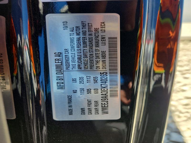Aukcja sprzedaży 2014 Smart Fortwo, vin: WMEEJ9AA3EK740265, numer aukcji: 62962266