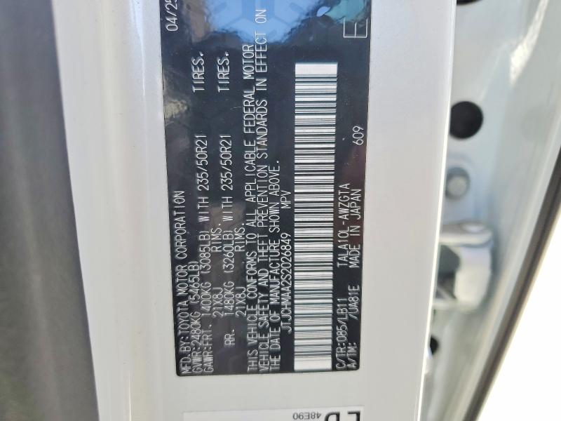 59228466 :رقم المزاد ، JTJCHMAA2S2026849 vin ، 2025 Lexus Rx 350 مزاد بيع