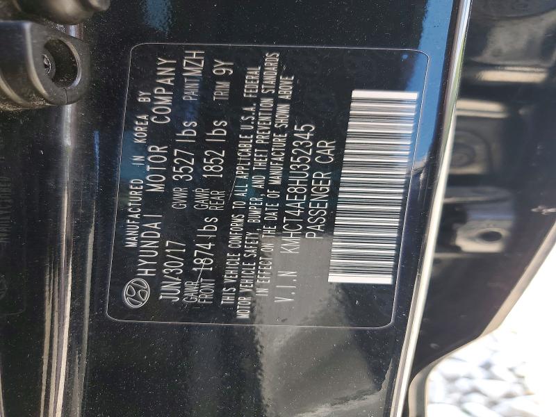 Продажа на аукционе авто 2017 Hyundai Accent, vin: KMHCT4AE8HU352345, номер лота: 60426266