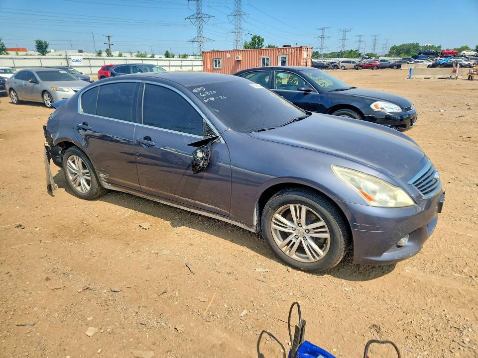 2012 Infiniti G25 Sedan მანქანა იყიდება აუქციონზე, vin: JN1DV6AR3CM730150, აუქციონის ნომერი: 60836266
