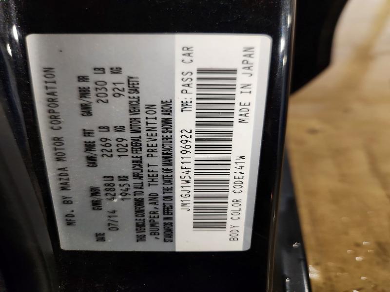 59270786 :رقم المزاد ، JM1GJ1W54F1196922 vin ، 2015 Mazda 6 مزاد بيع