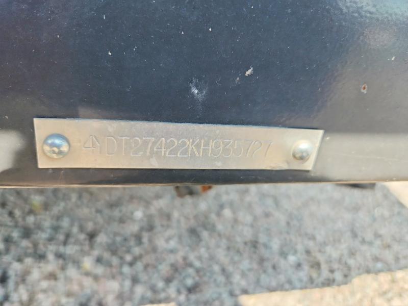 62598066 :رقم المزاد ، 4YDT27422KH935727 vin ، 2019 Keystone Coleman مزاد بيع