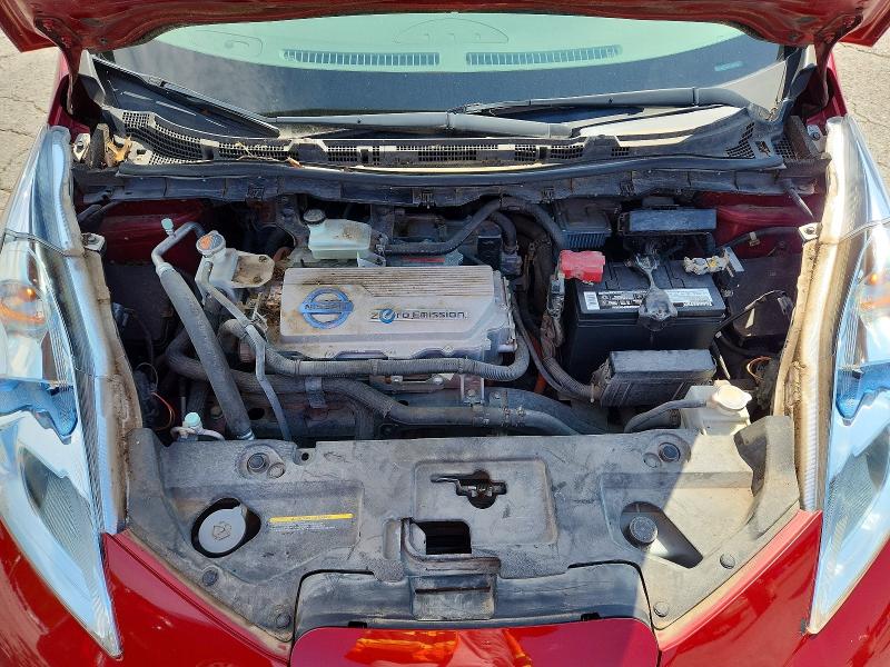 60259336 :رقم المزاد ، JN1AZ0CP5CT023489 vin ، 2012 Nissan Leaf مزاد بيع