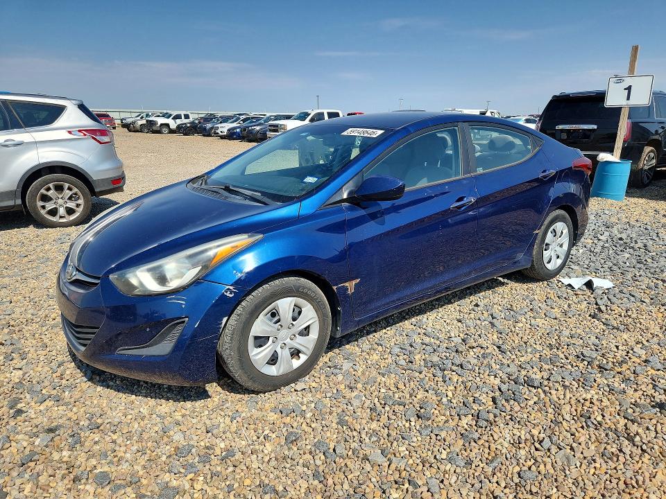 Auction sale of the 2016 Hyundai Elantra, vin: 5NPDH4AE8GH700423, lot number: 59148646