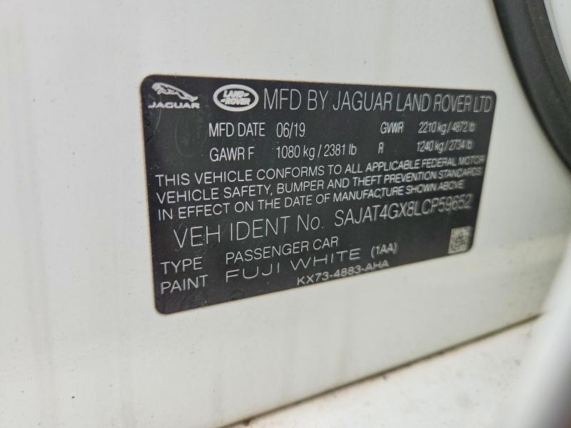 Aukcja sprzedaży 2020 Jaguar Xe, vin: SAJAT4GX8LCP59652, numer aukcji: 62656856