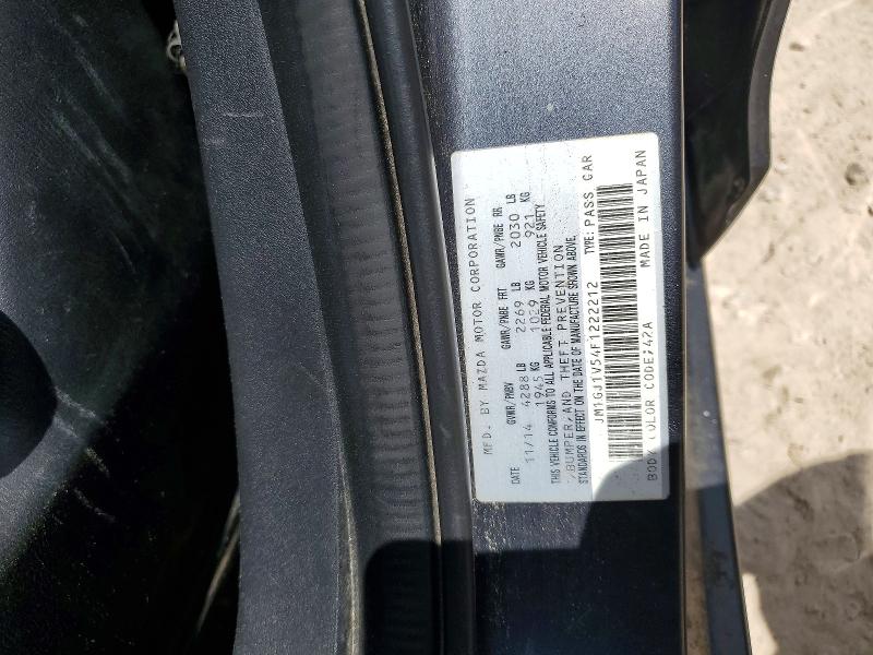 Продажа на аукционе авто 2015 Mazda 6, vin: JM1GJ1V54F1222212, номер лота: 60819656