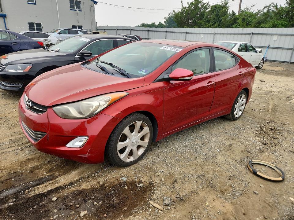 Auction sale of the 2012 Hyundai Elantra, vin: KMHDH4AEXCU224333, lot number: 61278536